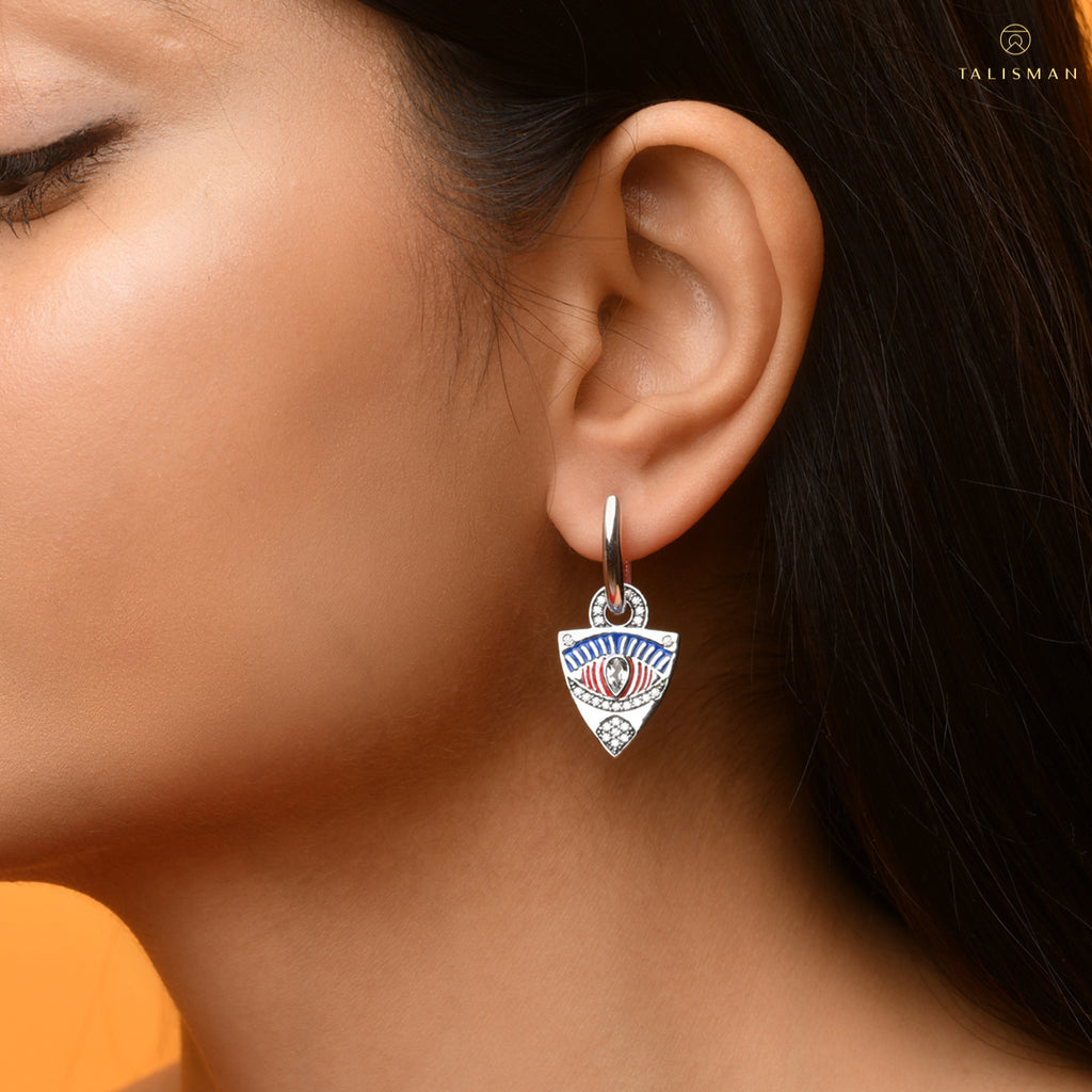 Shoshaa GoldPlated Mirror Stone Blue Drop Earrings Buy Shoshaa  GoldPlated Mirror Stone Blue Drop Earrings Online at Best Price in India   Nykaa