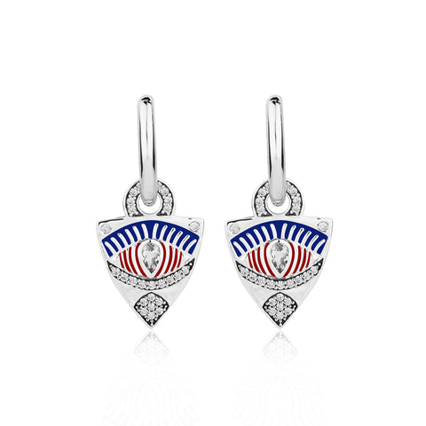 Earrings Online India | Evil Eye Drop Earrings | Evil Eye | TALISMAN