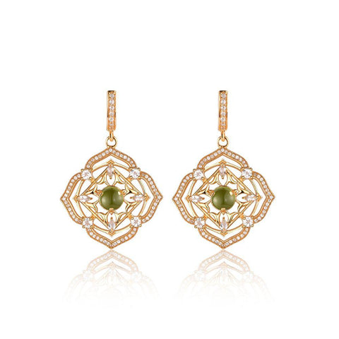 Earrings Online | Sparkling Stone Drop Earrings | Earrings | TALISMAN