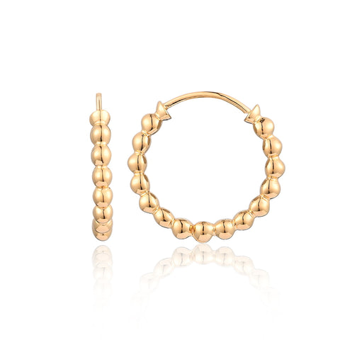 Oval Bubble Hoop Earrings | Earrings For Women Gift | Earrings | TALISMAN