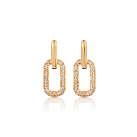 White Double Hoop Earrings | Buy Earrings Online | Earrings | TALISMAN