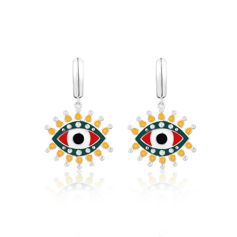 All seeing eye hoop earrings | Earrings Online Shopping | Earrings | TALISMAN