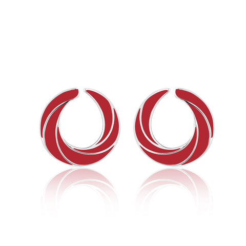 Oval Sparkle Hoop Earrings | Cute Earrings For Girlfriend | Earrings | TALISMAN