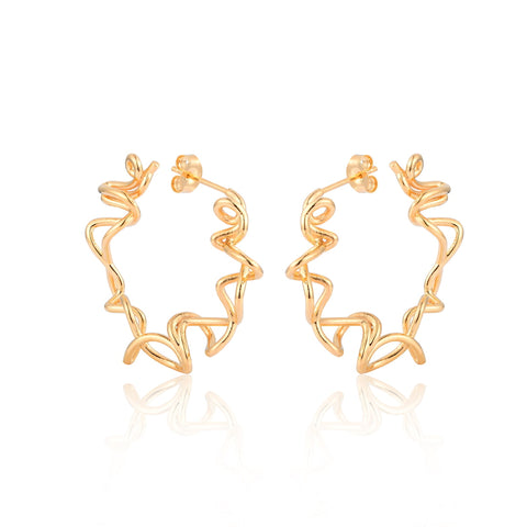 Floral Hoop earrings | Best Earrings For Girls | Earrings | TALISMAN