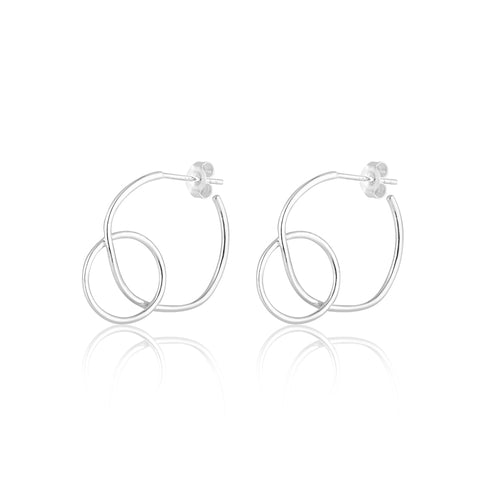 Double Link Hoop Earrings | Best Earrings For Girlfriend | Earrings | TALISMAN