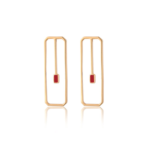 Single Link Hoop Earrings | Earrings Gift | Earrings | TALISMAN