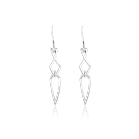 Double Triangle Hoop Earrings | Stylish Earrings Online | Earrings | TALISMAN