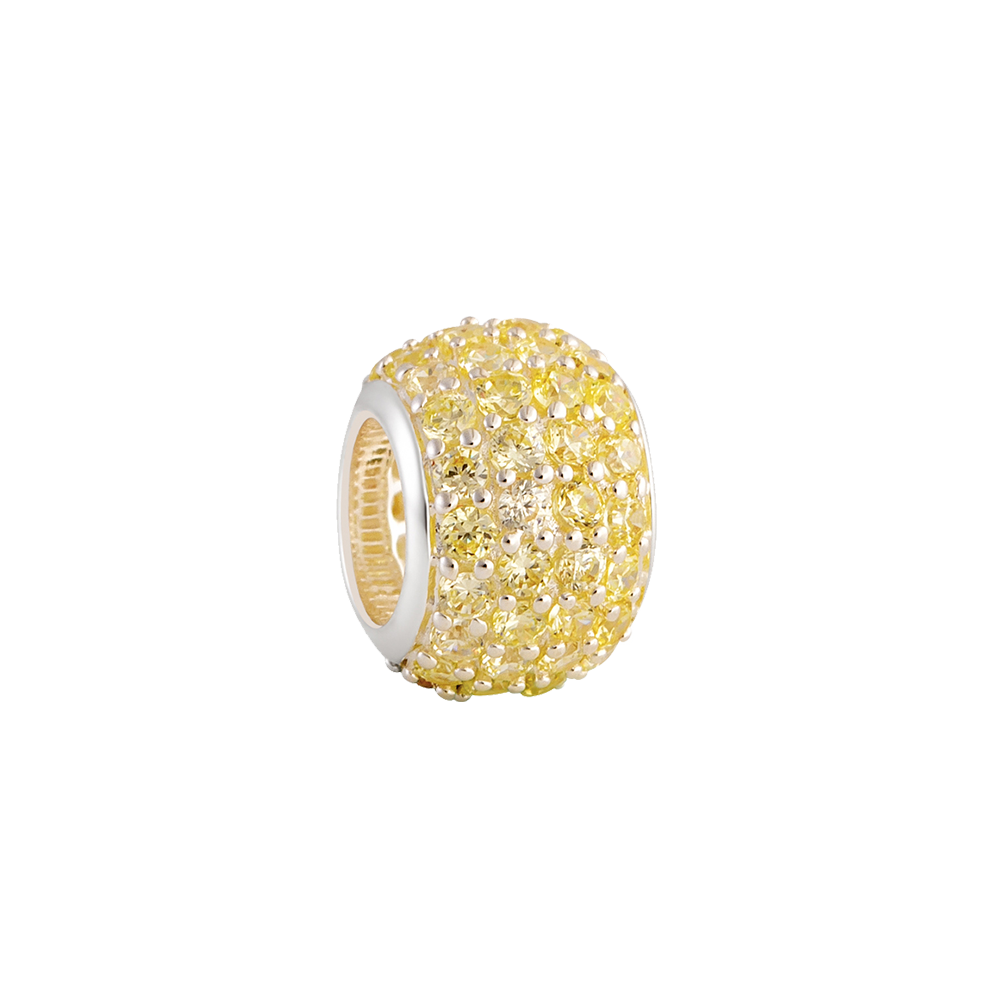 Yellow Pave Filler Charm