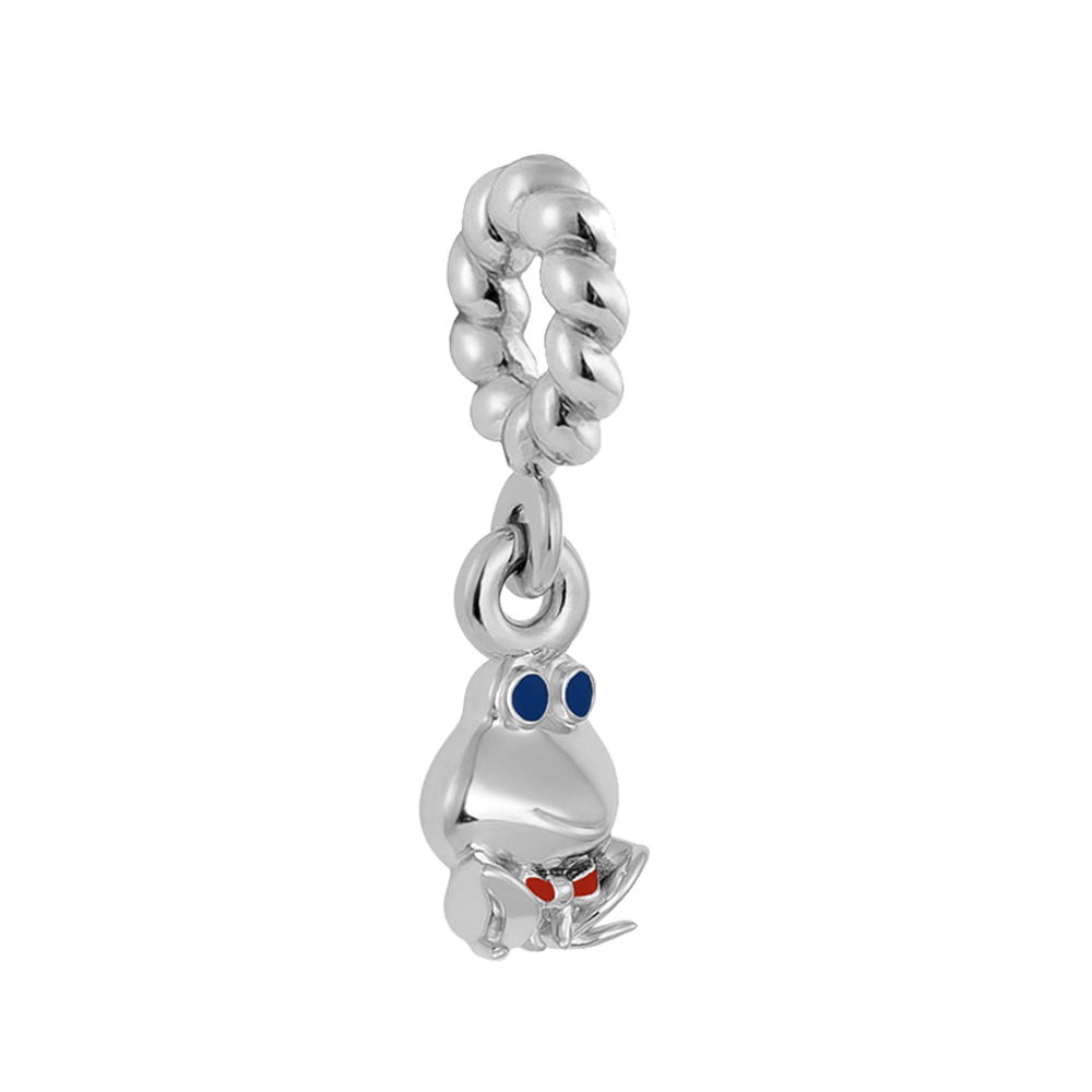 Funky Frog Charm - Silver Dangle Charms For Women Online