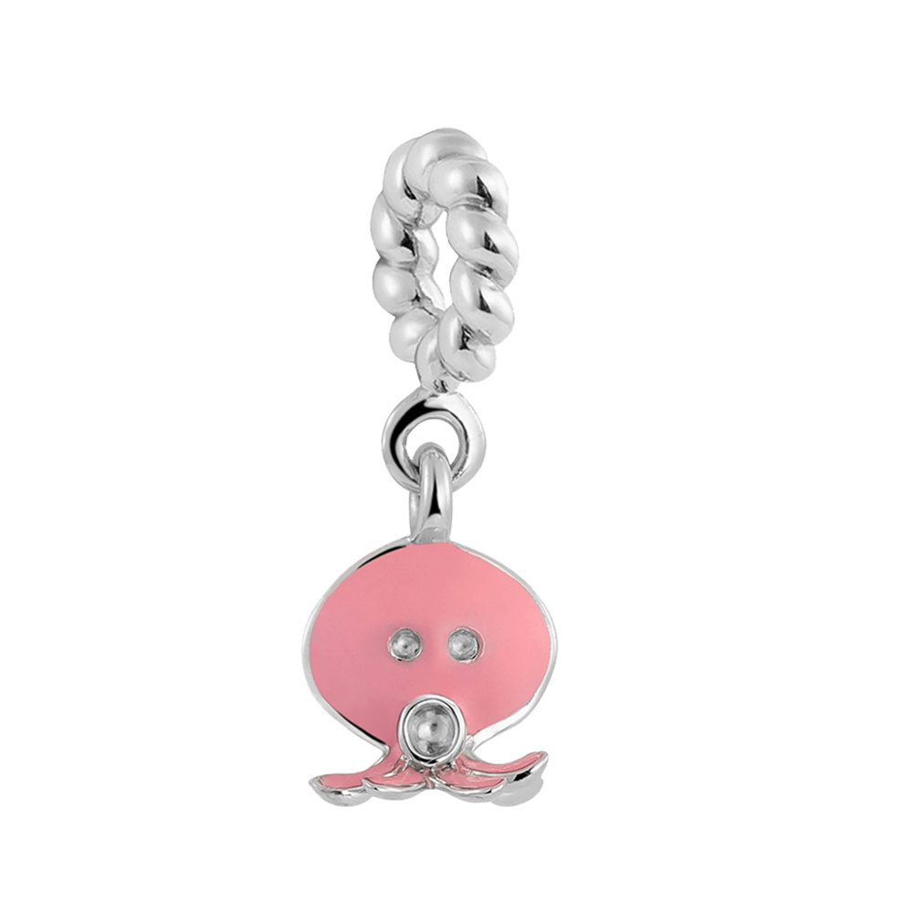 Joyful Jellyfish Charm - Silver Dangle Charms For Women Online