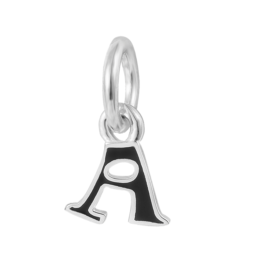 Buy Letter A Charm Online | Letter A Silver Charm | Dangle Charms | TALISMAN