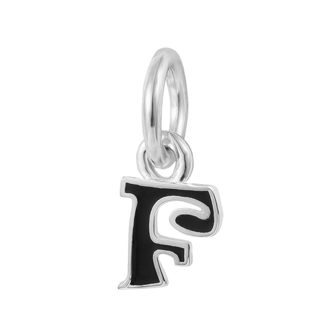 Buy Letter F Charm Online | Letter F Silver Charm | Dangle Charms | TALISMAN