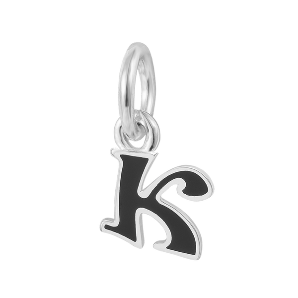 Buy Letter K Silver Charm Online | TALISMAN
