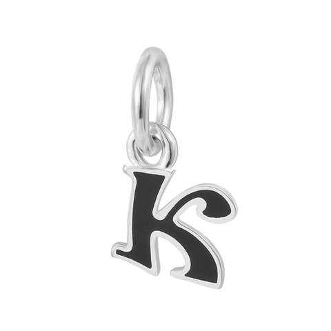 Buy Letter K Charm Online | Letter K Silver Charm | Dangle Charms | TALISMAN