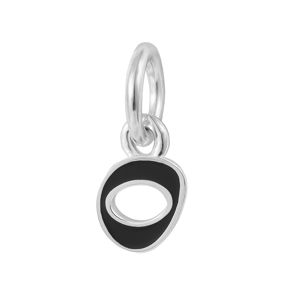 Buy Letter O Charm Online | Letter O Silver Charm | Dangle Charms | TALISMAN