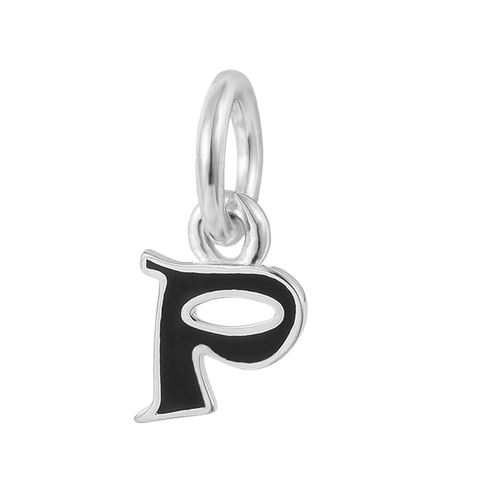 Buy Letter P Charm Online | Letter P Silver Charm | Dangle Charms | TALISMAN
