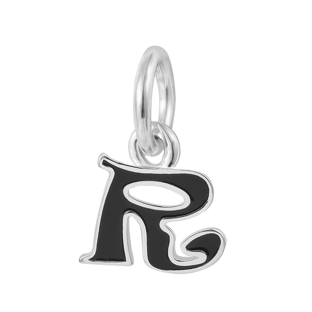 Buy Letter R Charm Online | Letter R Silver Charm | Dangle Charms | TALISMANarm | Dangle Charms | TALISMAN