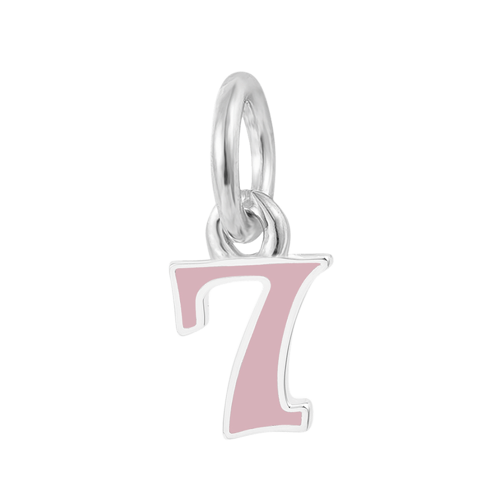 Buy Number 7 Silver Charm Online | TALISMAN