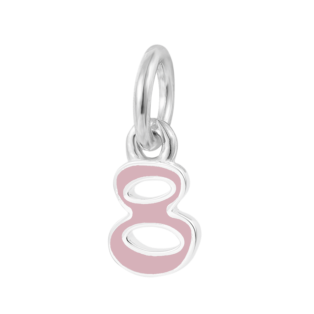 Buy Number 8 Silver Charm Online | NUMBER 8 Silver Charm | Dangle Charms | TALISMAN