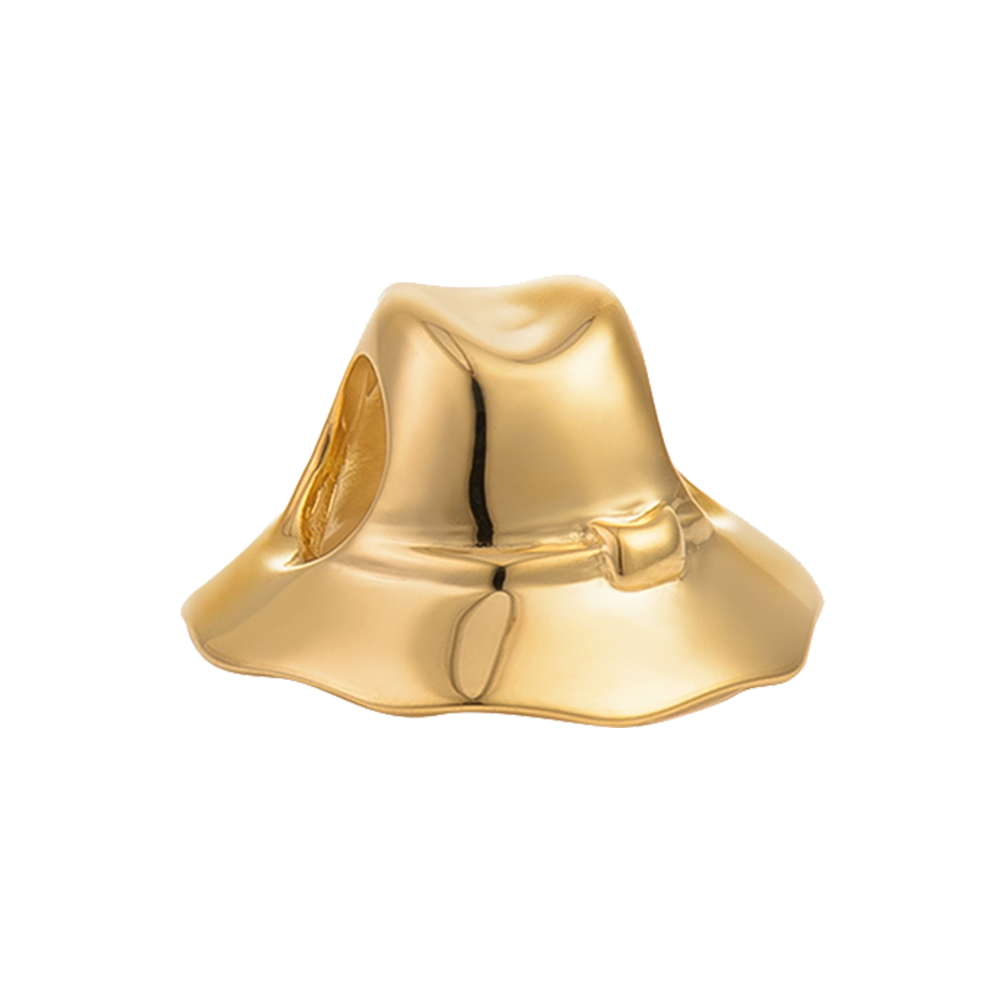 Golden Hat Charm