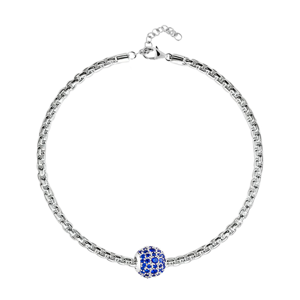 Buy Bracelets | Blue PavÃ© Charm Bracelet | Summer Essentials | TALISMAN