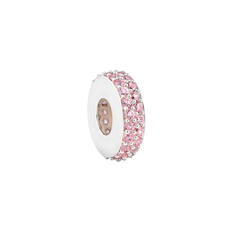 Pink Pave Melody Filler Charm