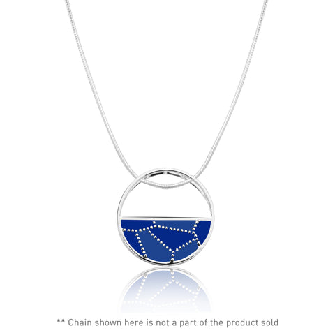 Buy Pendants | Shades that make waves Sterling Silver Pendant | Ombre' | TALISMAN