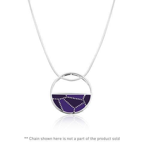 Pendants online | Color me lavender Sterling Silver Pendant | Ombre' | TALISMAN