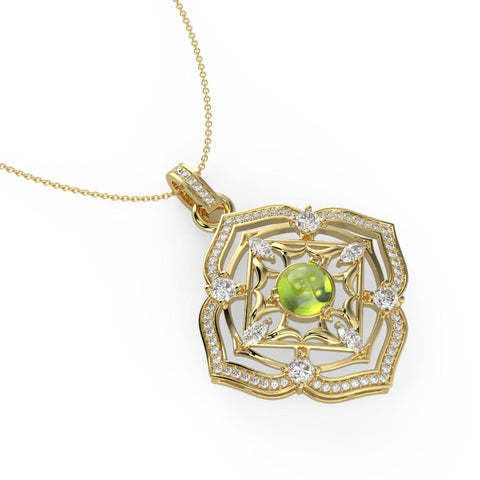 Buy Necklace Set Online | Regal Peridot Necklace | Necklaces | TALISMAN