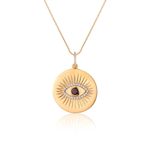 Good Vibes Evil Eye Necklace | Affordable Silver Necklace | Necklace | TALISMAN