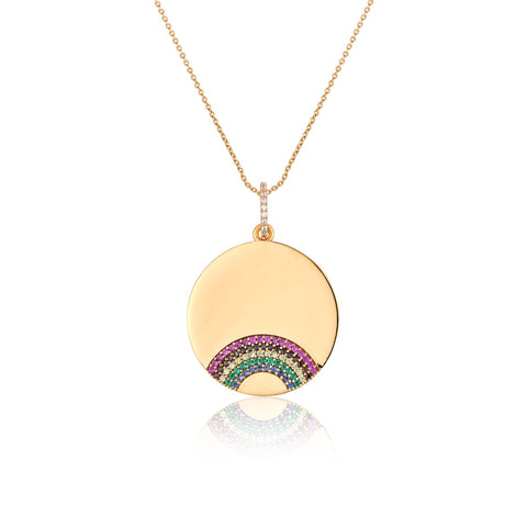 Rainbow Love Necklace | Antique Silver Necklace | Necklace | TALISMAN