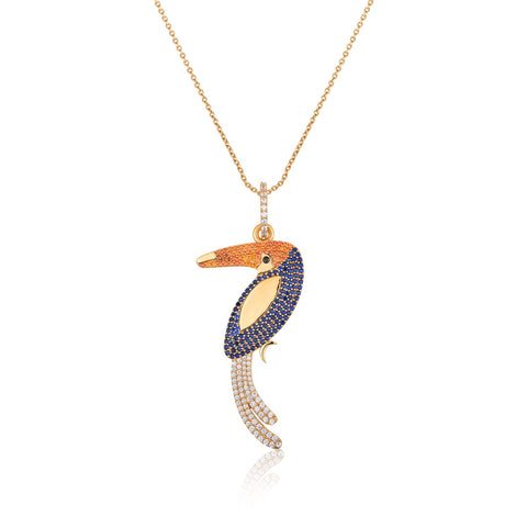 Flamingo Necklace | Silver Necklaces Online | Necklace | TALISMAN