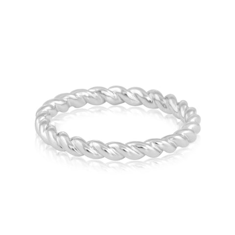 Twisted Band Ring Online | Twisted Eternity Band | "9 to 9" Office Wear | TALISMAN