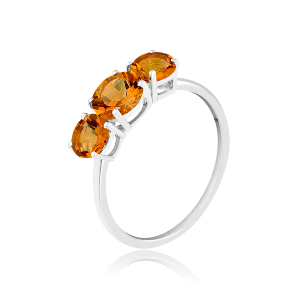 Buy Pearl Rhodolite Gemstone Ring Online | TALISMAN