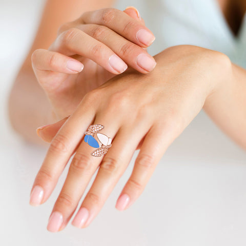 Butterflies Stack Ring