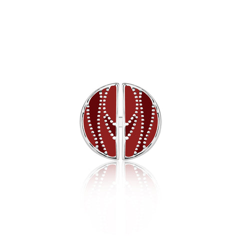 Ring Online | Shades of red Sterling Silver Ring | Ombre' | TALISMAN