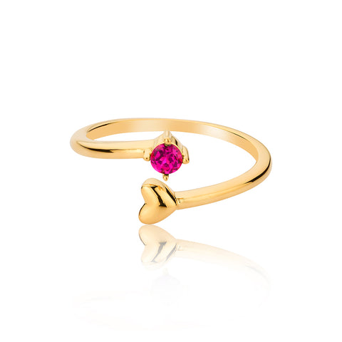 Ring Online | Hearts Ring - Red | Amore' - Love | TALISMAN
