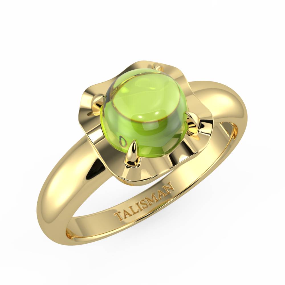 Birthday Gift Ring For Girlfriend | Shimmering Green Vintage Ring | Rings | TALISMAN