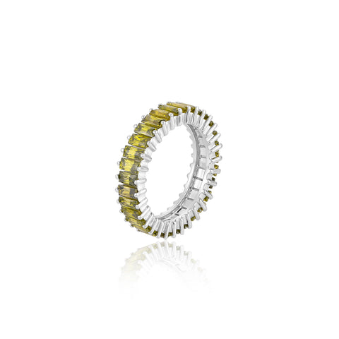 Green Baguette Stack Ring | Best Rings Online | Ring | TALISMAN