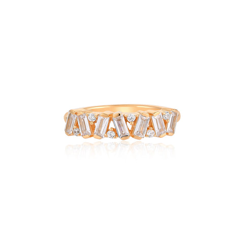 Brilliant White Stack Ring | Silver Rings Online | Ring | TALISMAN