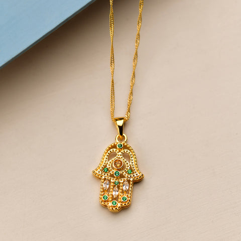 Pendants for Women | BoHo Hamsa Pendant | Bohemian Dream | TALISMAN