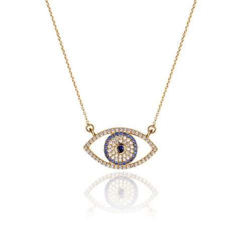 Necklace Set Online | Daring Evil Eye Blue Necklace | Evil eye | TALISMAN